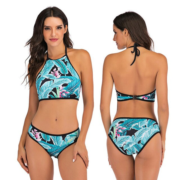 Sport High Waist Bikini Women Swimwear 2020 Sexy Crop Top Plus Size Swimsuit Swimming Suit Bathing Suit Bikini Set With Shorts