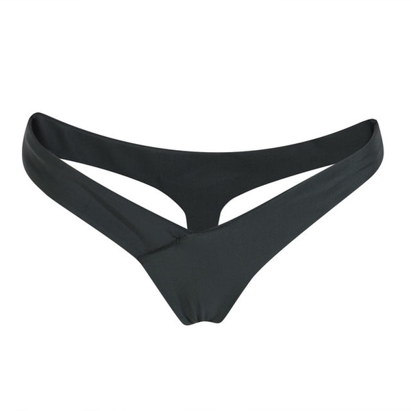 2019 Swimwear Women Briefs Bikini Bottom Brazilian Thong Swimsuit Classic Cut Bottoms Biquini Swim Short Ladies Swimsuit