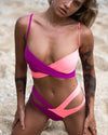 Cross TOP Cut out Bikini 2020 Women Bandage Swimwear Push UP Swimsuit Black White wrap Swimming Set Maillot De Bain Femme New