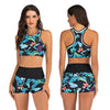 Sport High Waist Bikini Women Swimwear 2020 Sexy Crop Top Plus Size Swimsuit Swimming Suit Bathing Suit Bikini Set With Shorts