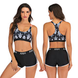 Sport High Waist Bikini Women Swimwear 2020 Sexy Crop Top Plus Size Swimsuit Swimming Suit Bathing Suit Bikini Set With Shorts