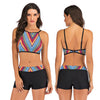 Sport High Waist Bikini Women Swimwear 2020 Sexy Crop Top Plus Size Swimsuit Swimming Suit Bathing Suit Bikini Set With Shorts
