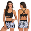 Sport High Waist Bikini Women Swimwear 2020 Sexy Crop Top Plus Size Swimsuit Swimming Suit Bathing Suit Bikini Set With Shorts