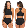 Sport High Waist Bikini Women Swimwear 2020 Sexy Crop Top Plus Size Swimsuit Swimming Suit Bathing Suit Bikini Set With Shorts