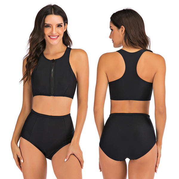 Sport High Waist Bikini Women Swimwear 2020 Sexy Crop Top Plus Size Swimsuit Swimming Suit Bathing Suit Bikini Set With Shorts
