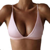 5 Colors Sexy Women Bandage Bikini Top Push-up Padded Bra Bralette 2020 New Swimsuit Swimwear Army Green Black White Pink
