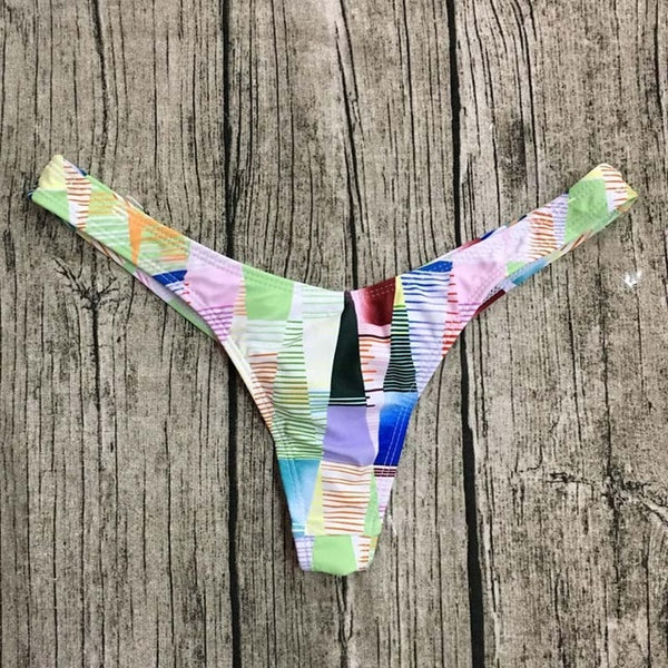10 colors Mini Micro bikini Swimwear Women Swimsuit Sexy brazilian Thong bikini bottom G-string Briefs Panties Underwear Tanga