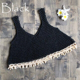 Crochet Mesh Bikini Cover Up 2019 New Women Summer Sexy Hollow Out Straps Beach Top Swimsuit Deep V neck Knitted Bathing Wear