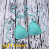 11 Color Beach Crochet Bikini Tops Beach Push up OR Interlining Beach Women Swimwear Top
