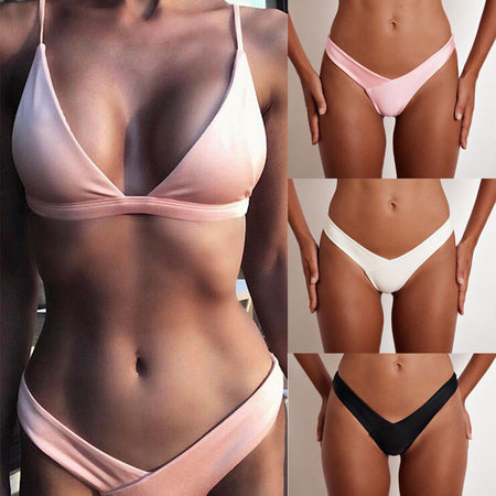 2015 Sexy Women Bikini Bottom Brazilian Swimsuit Beachwear Bow Back Bathing Suit
